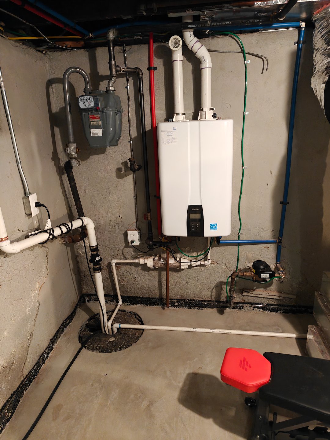 New Navien Water Heater
