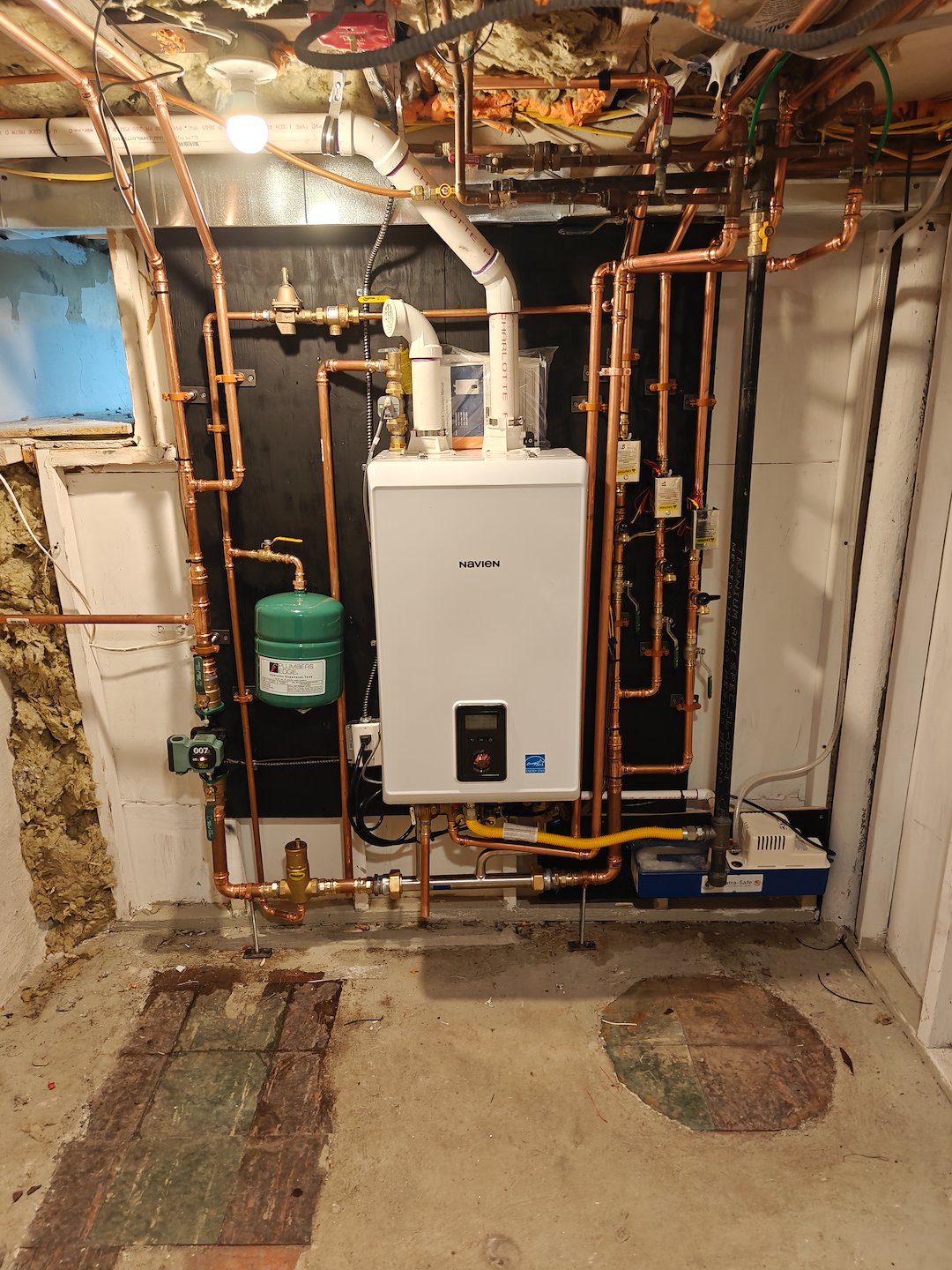 New Tankless Navien Combi-Boiler